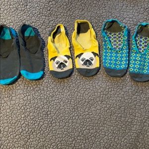 3 pairs of socks worn often